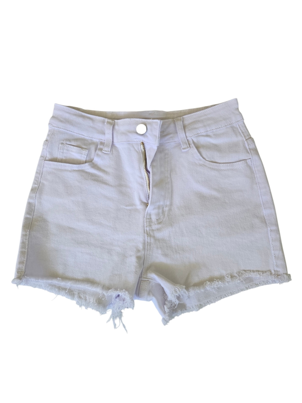 SHEIN White Denim Jean Shorts